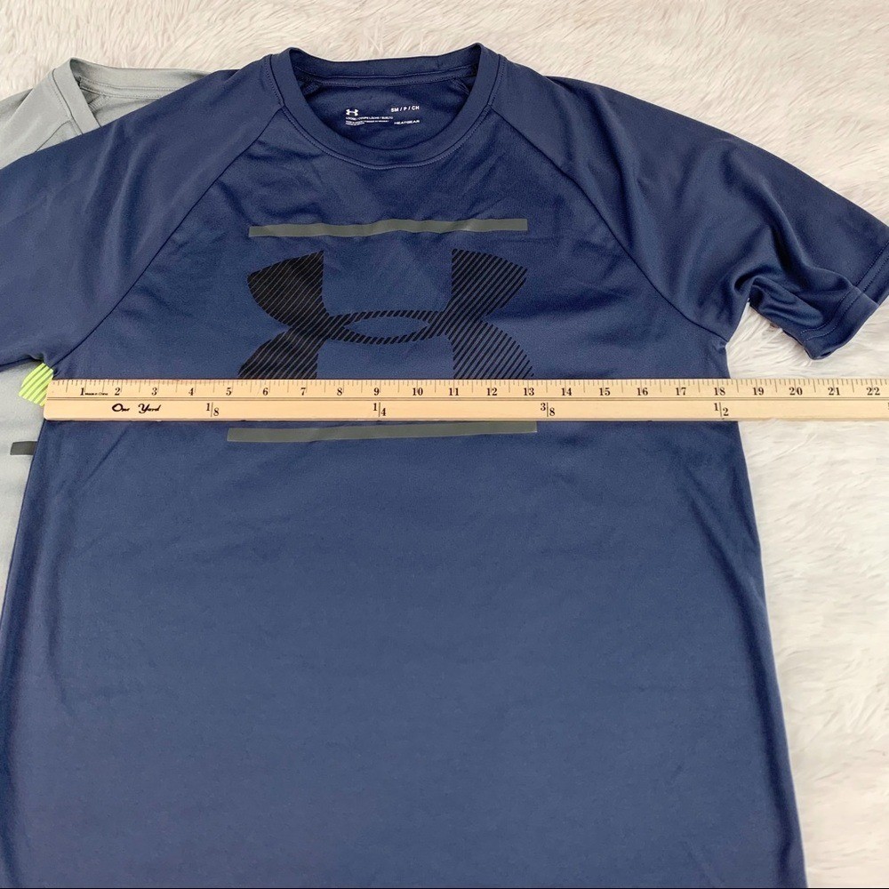 Under Armour set of 2 Men's short sleeve crew neck heatgear t-shirt performance gallery