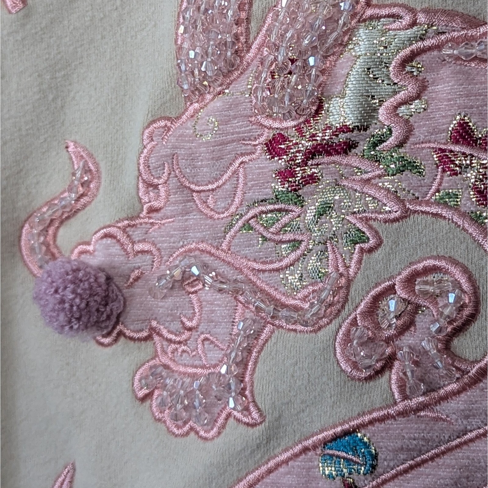 Rare Premium Quality Shell Pink Dragon Short Sleeve Sweatshirt New Year 2024 gallery