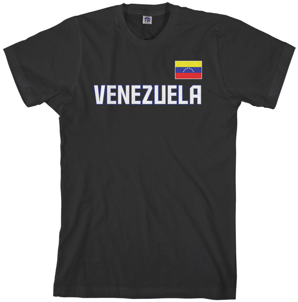 Threadrock Men's Venezuela National Team T-shirt caracas flag gallery