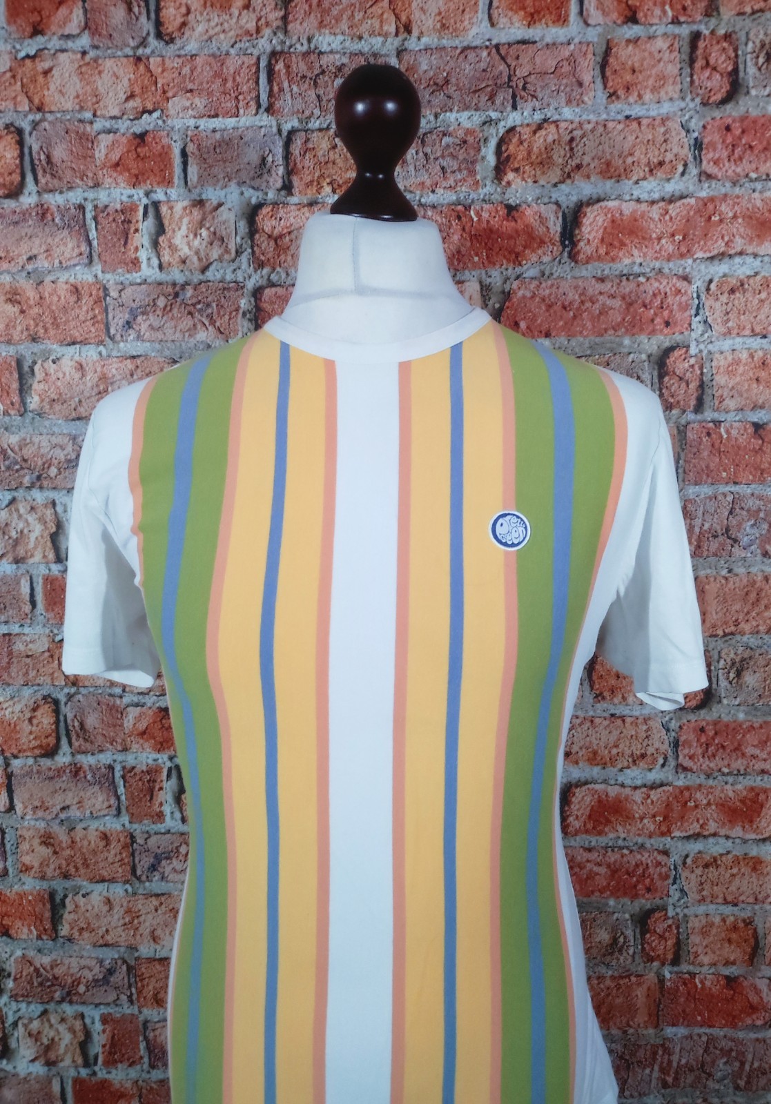 Pretty Green Striped T-shirt - L - Multicoloured - Mod Casuals 60s gallery