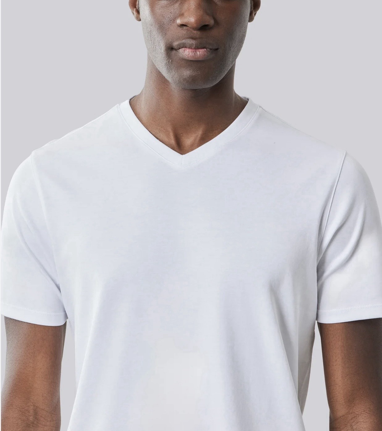 NWT Sz XL Robert Barakett Mens V Neck Tee Shirt Luxurious Soft Pima Cotton gallery