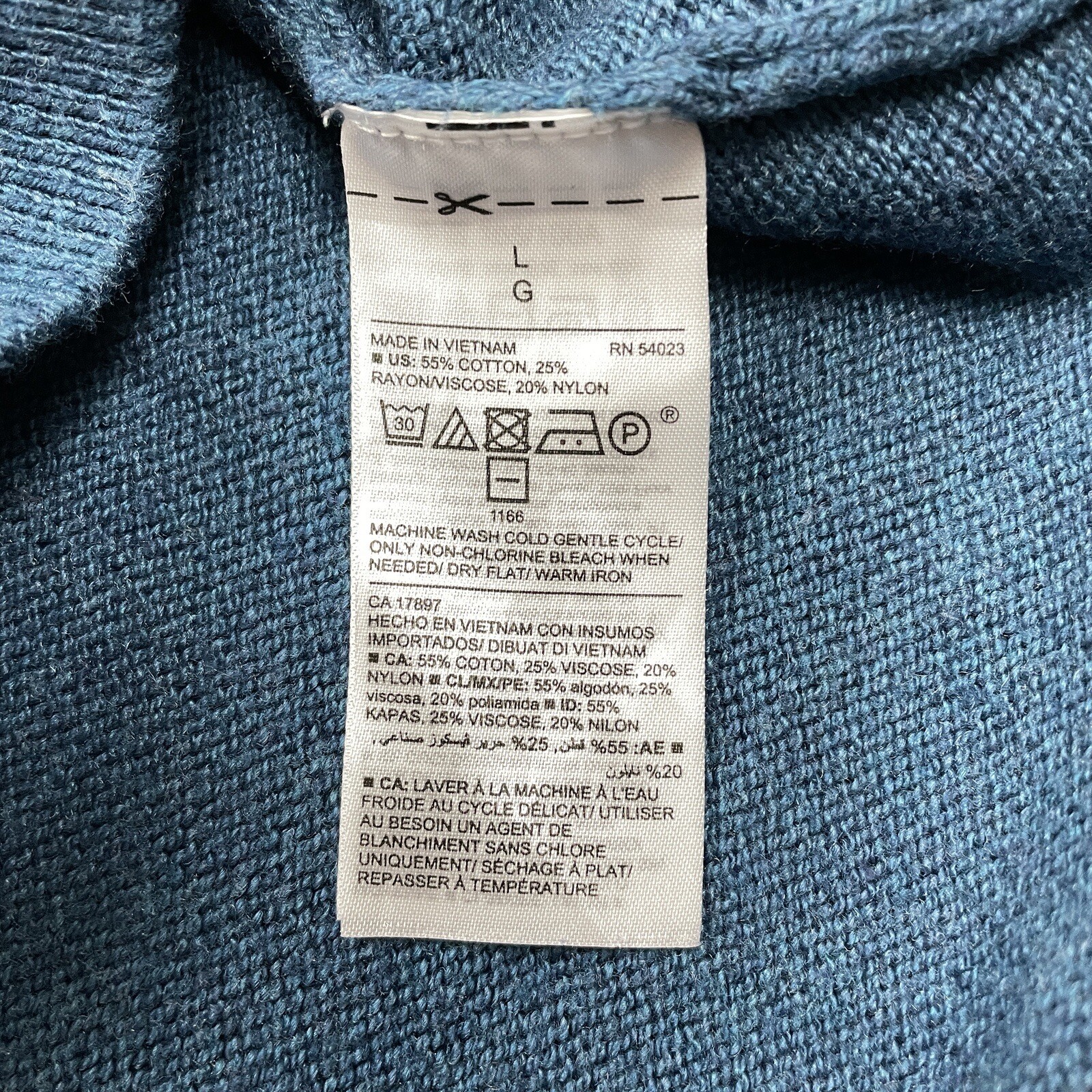 Old Navy Sweater Shirt Mens Large Jade Blue Pullover Long Sleeve Soft Adult Tee gallery