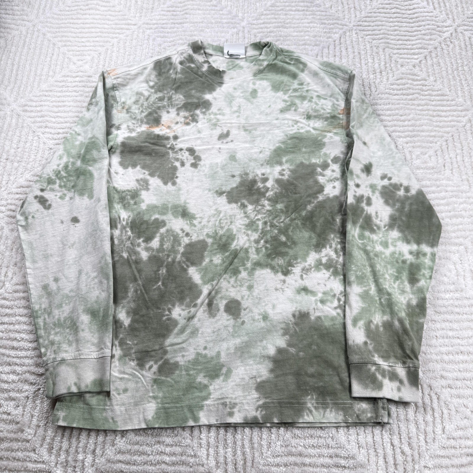 H&M Shirt Men M Tie Dye Skater Grunge Artsy Distressed Edgy Urban Punk Festival gallery