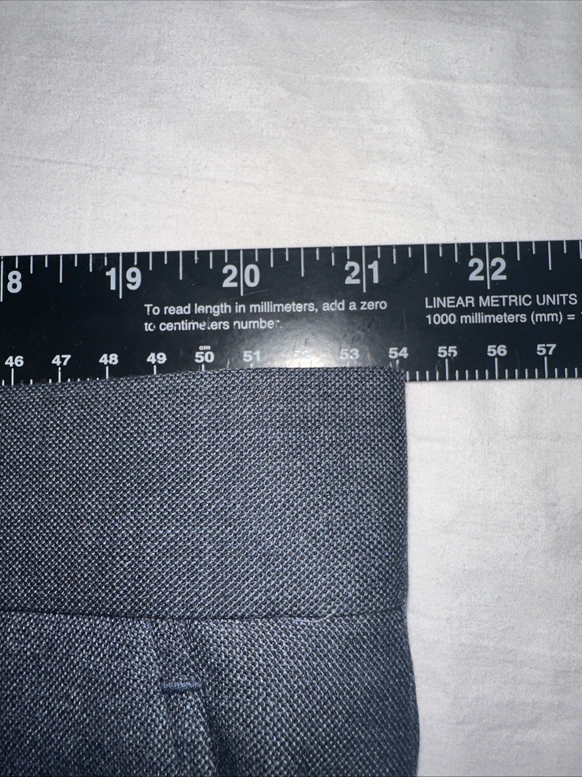 NWT Stafford Men’s 42 x 30 Classic Fit Flat Front Blue Travel Trouser Pants $70 gallery