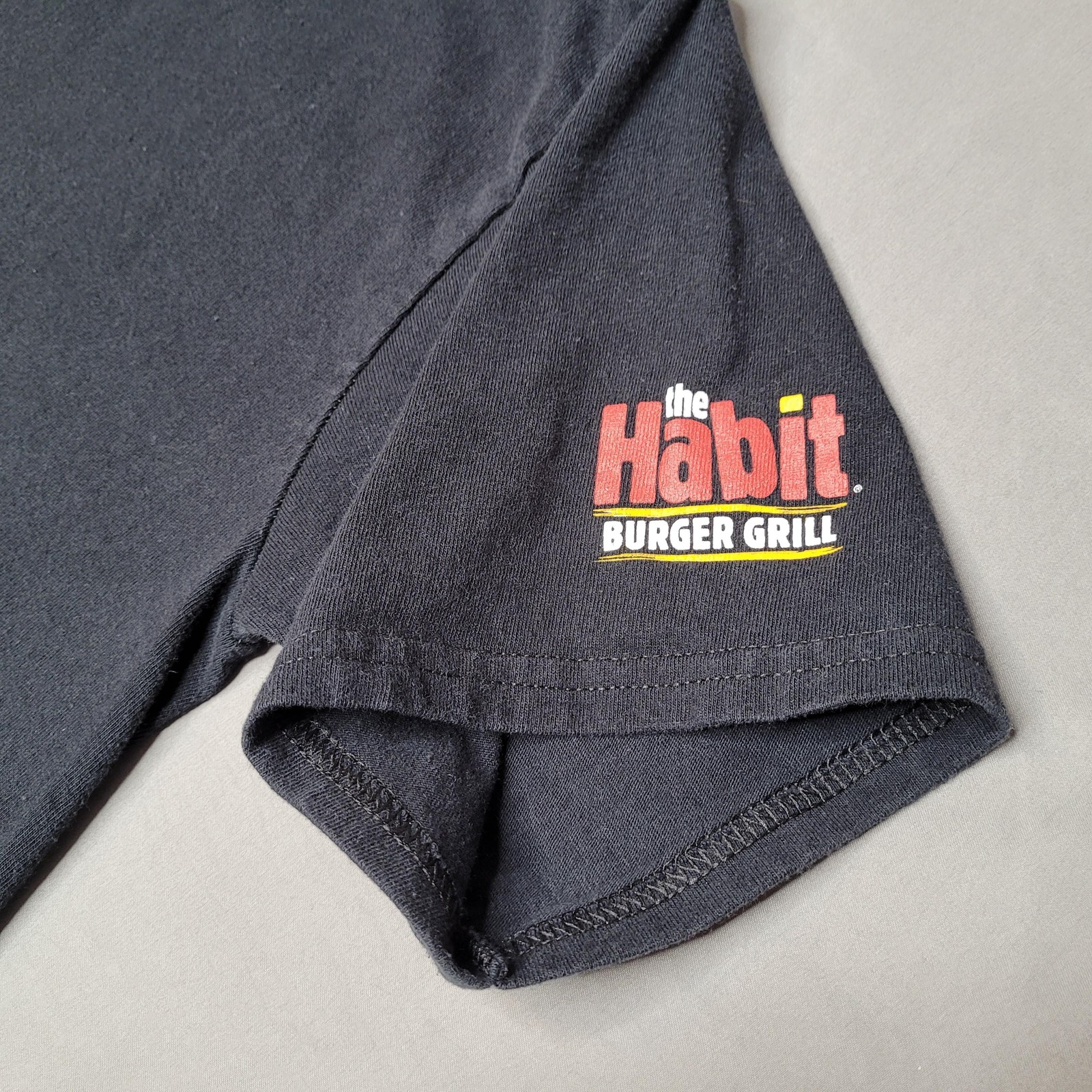 Habit Burger Grill Shirt Mens Small Black It's Not The Same Without The Flame gallery