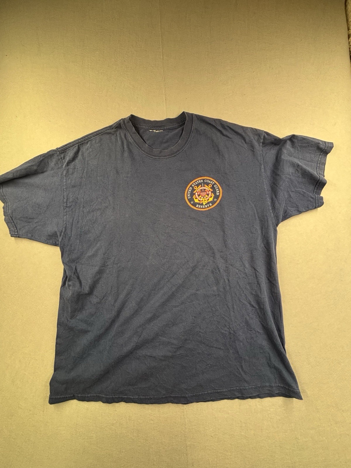 USCG Reserve T-Shirt - Dark Navy Blue - Left Chest Logo gallery
