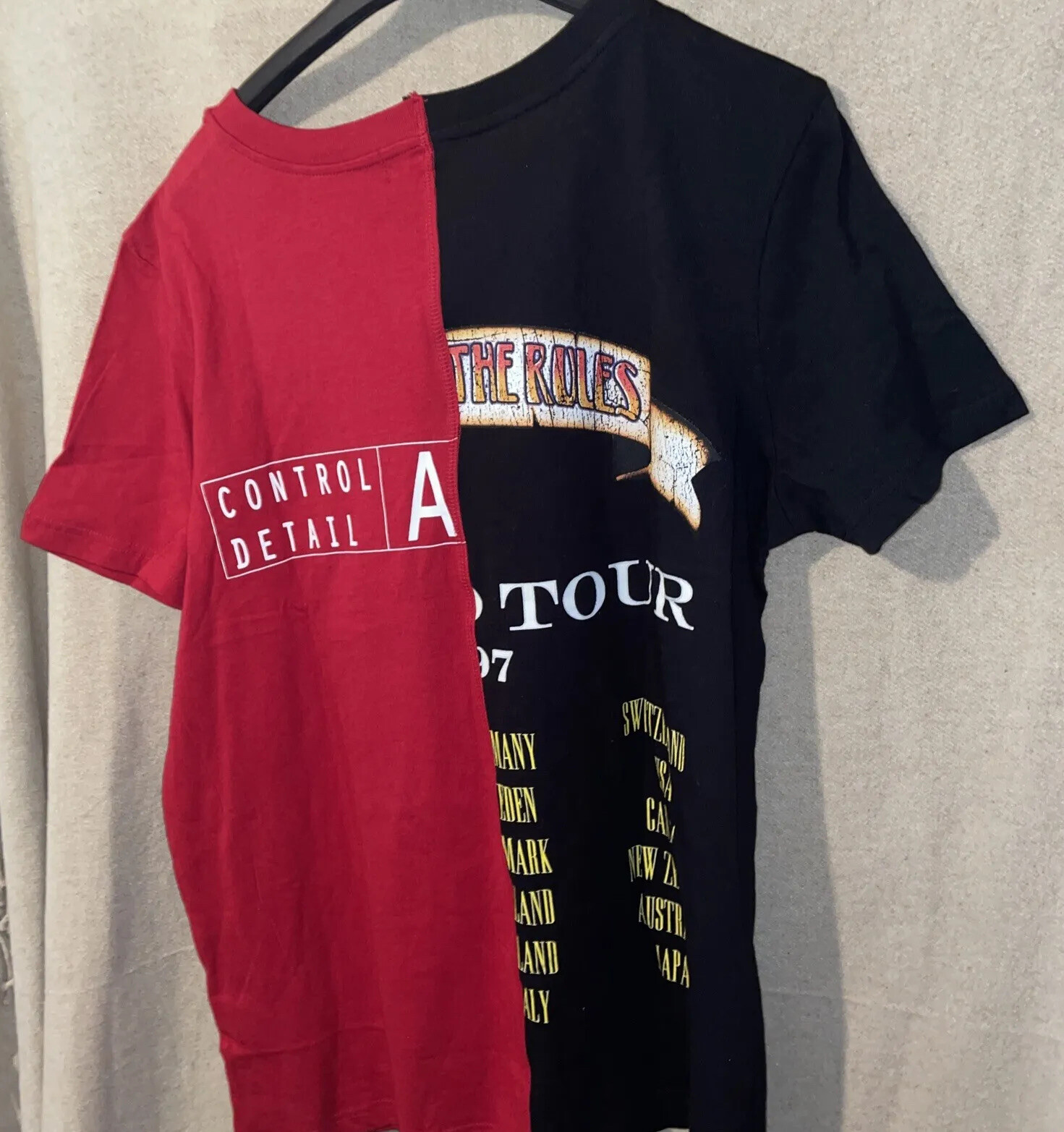 Rare Forever 21 Rockband Tour Shirt Double Sided Split Graphic size 0X gallery