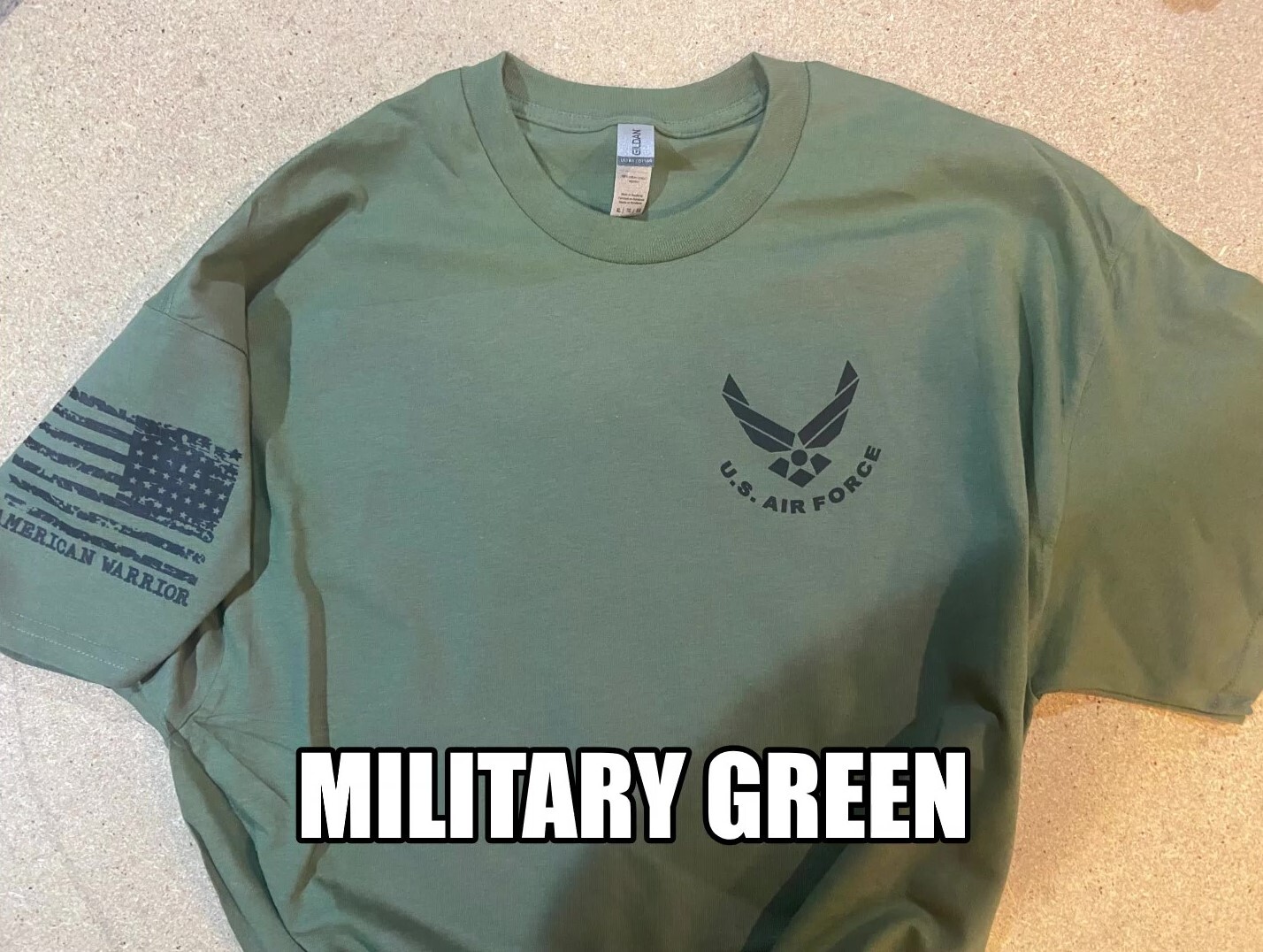 Air Force Military T-shirt With DD-214 Alumni USAF Chest Logo 188G gallery