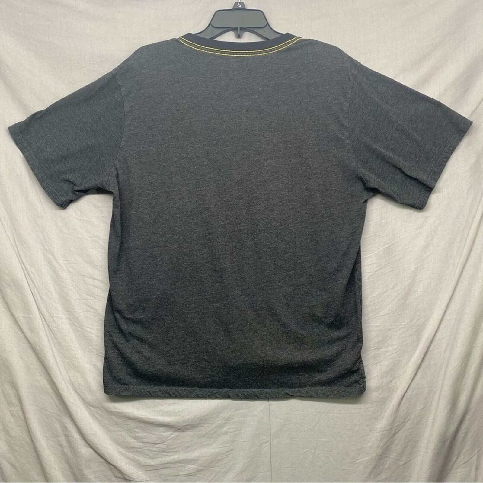 Batman T-Shirt Retro Symbol Dark Gray & Yellow Men's Size | L gallery