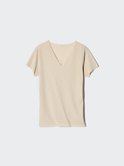 [3-Pack] UNIQLO AIRism Deodorant Mesh V-Neck T-Shirt Anti-Odor Japan NEW