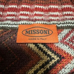 Missoni Men Knit Sweater L Size Luxury Elegant Unique design Italian Fashion