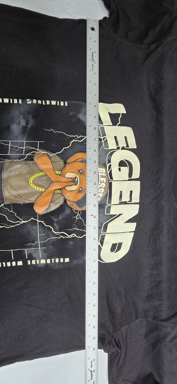 OG Hustle Legend Bear Graphic Tee Adult Size 4XL gallery