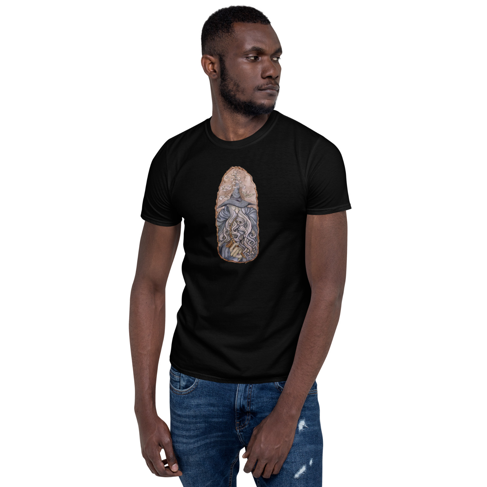 SMOKING GANDALF, HOBBIT, LORD OF THE RINGS, PRINTED T-SHIRT gallery