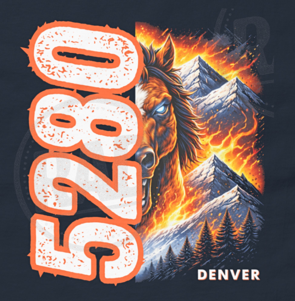 NEW Broncos Shirt 5280 MILE HIGH Broncos Fan Denver Football Unisex gallery
