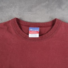 Champion Harvard Collegiate L Large Embroidered Burgundy T-Shirt University