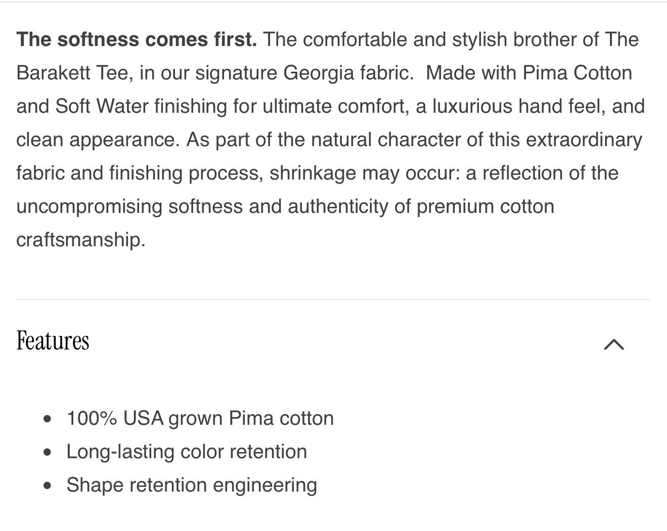NWT Sz XL Robert Barakett Mens V Neck Tee Shirt Luxurious Soft Pima Cotton gallery