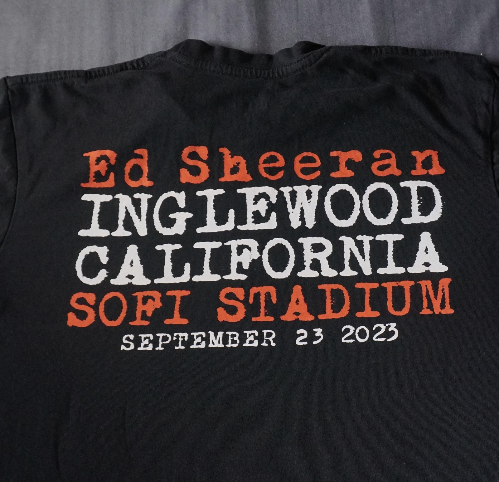 Ed Sheeran Shirt Mens Small Mathematics Tour Inglewood SoFi Stadium LA Exclusive
