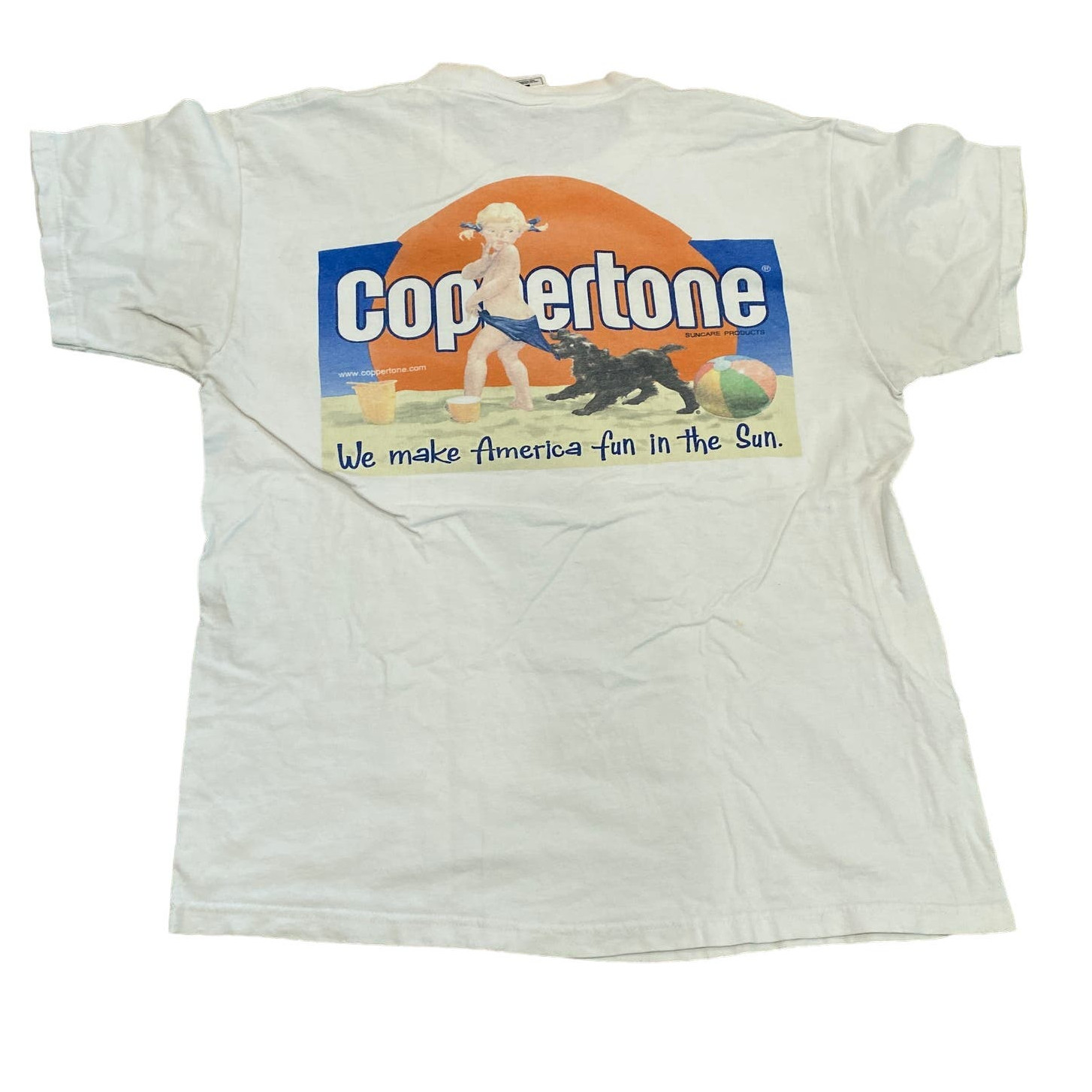 Coopertone Girl Sunscreen T Shirt Short Sleeve Men's L gallery