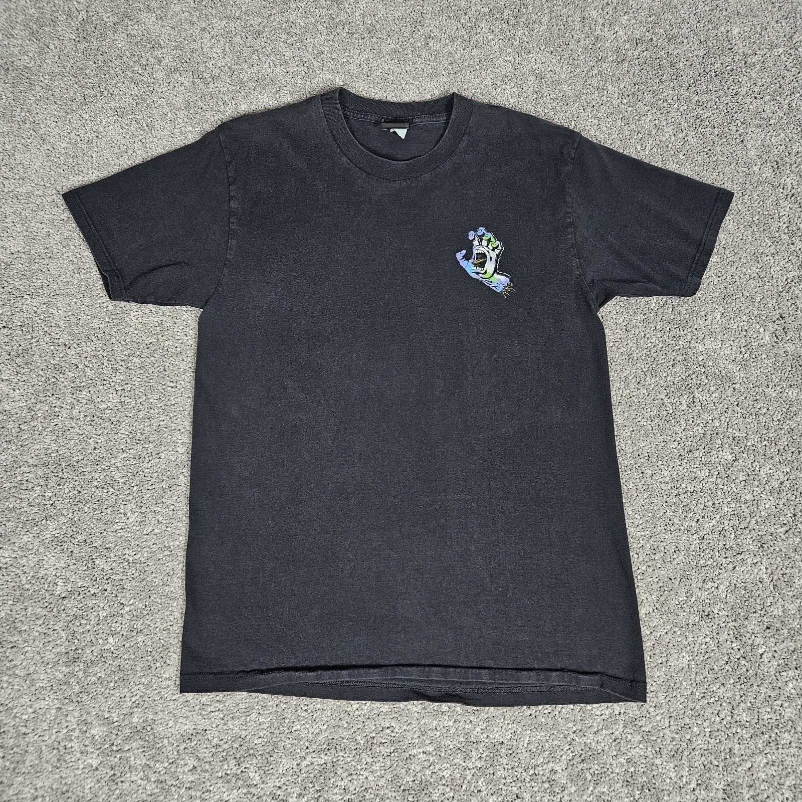 Santa Cruz Shirt Mens Medium Black T-Shirt Skateboards Screaming Hand Skater gallery