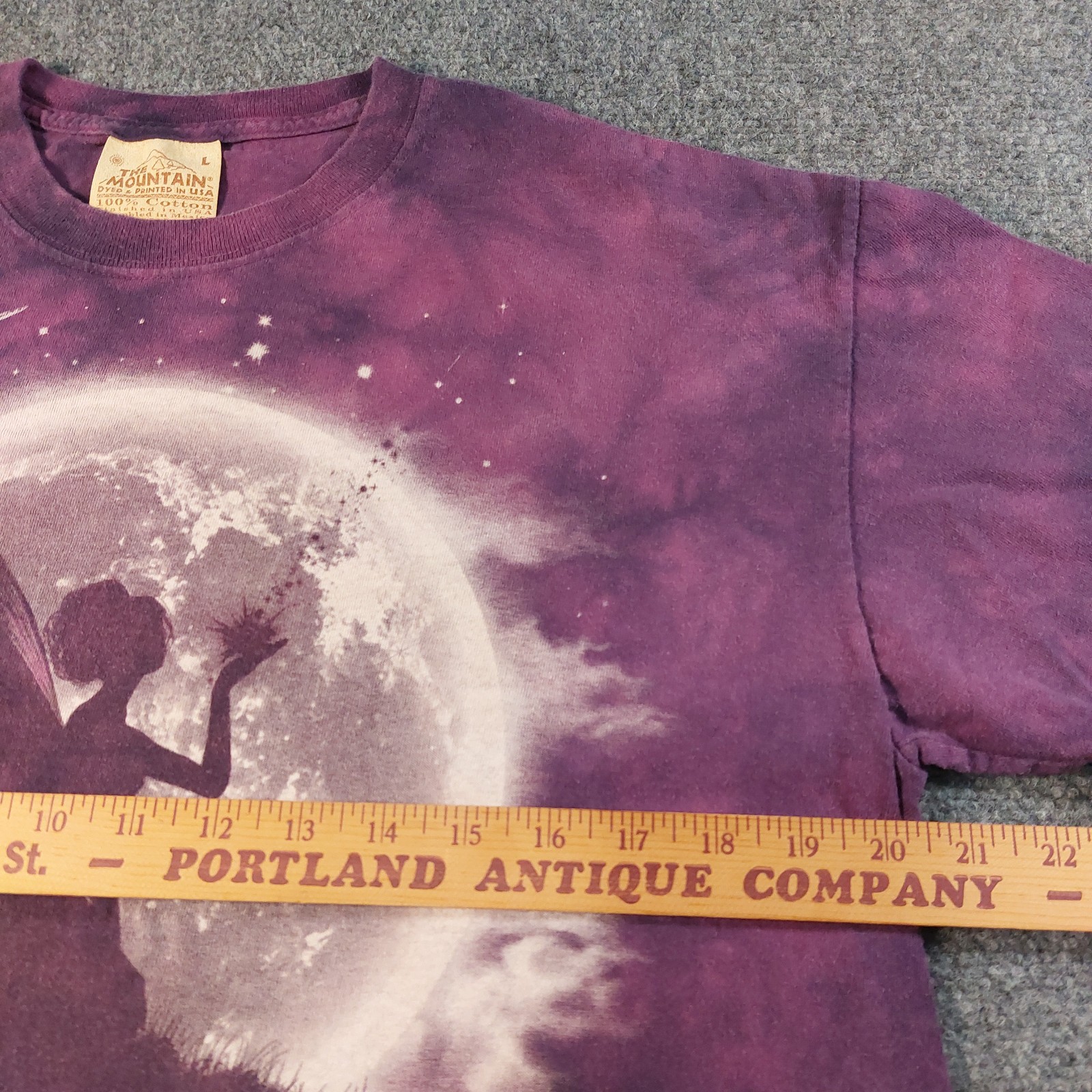The Mountain Fairy Moon Shirt Mens Fits M Tie Dye RARE Utah Shakespeare Festival gallery