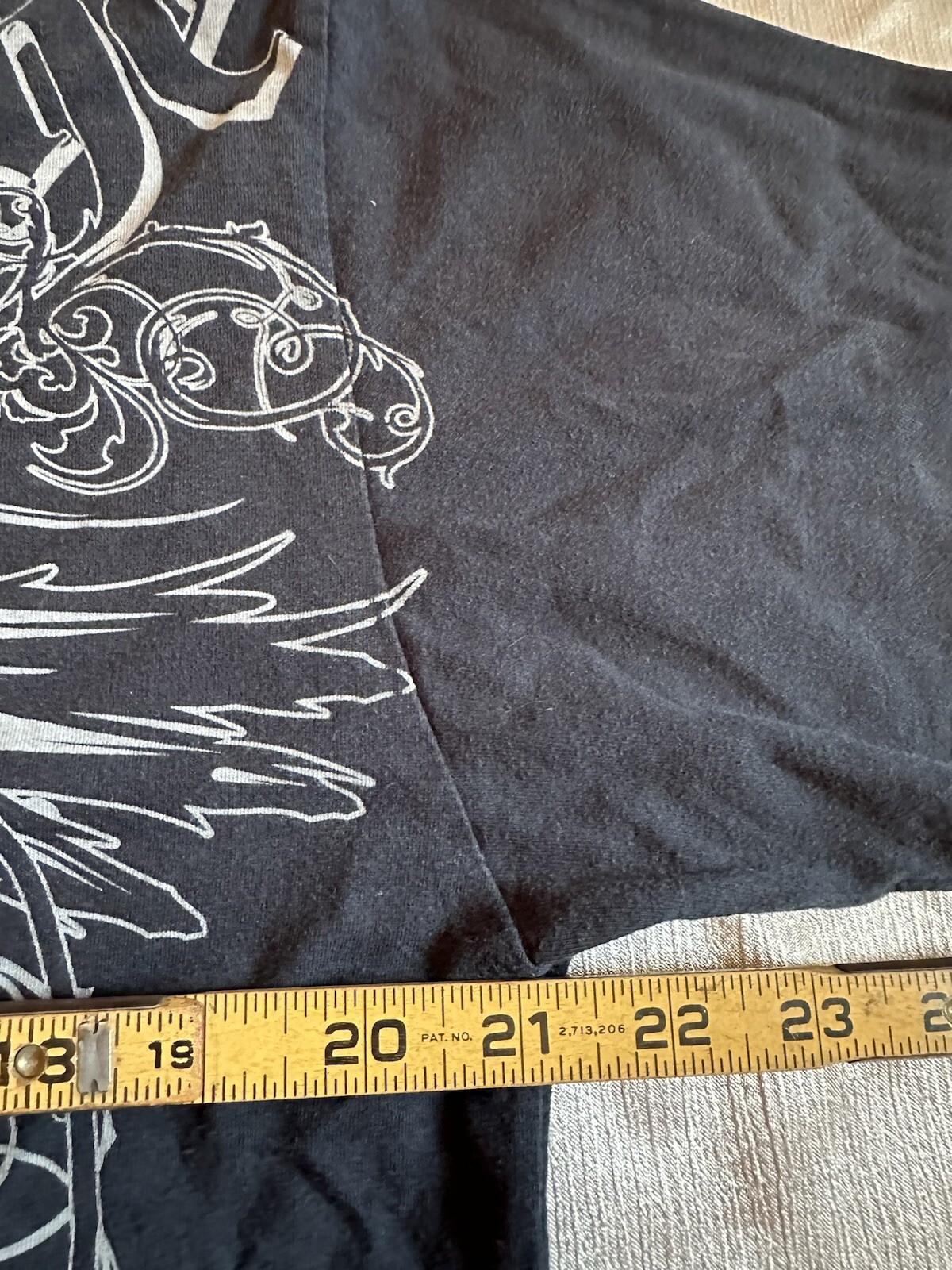 Vintage Queensryche Heavy Metal Rock Band T-Shirt Sz Large Black Y2K Affliction gallery