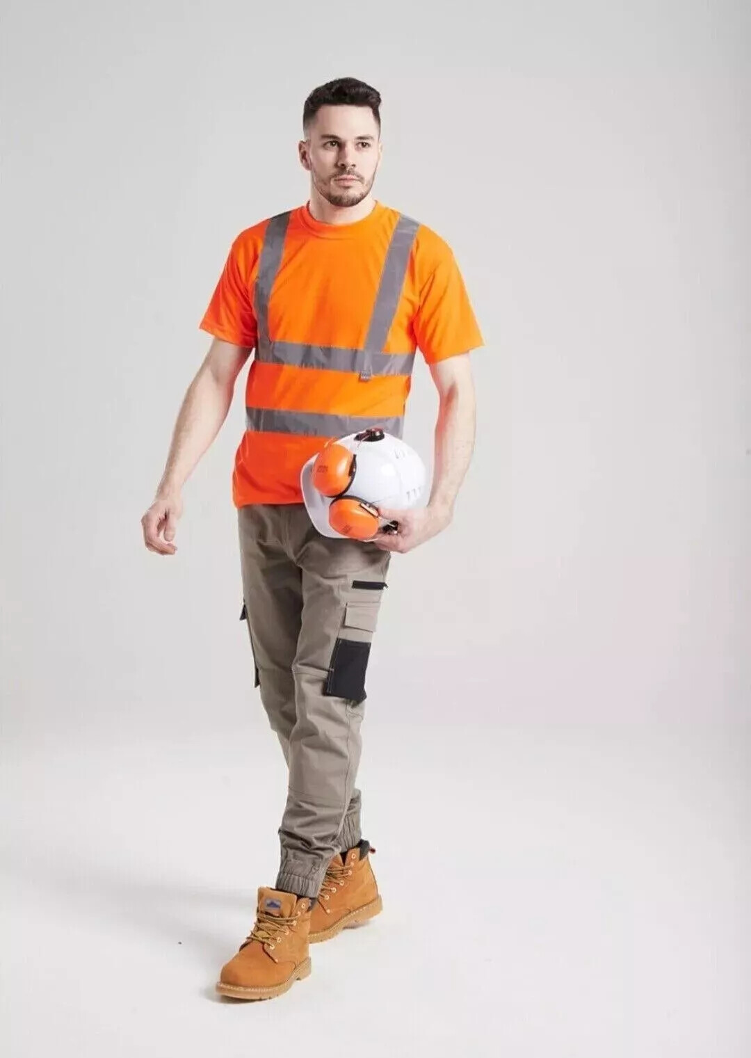 Portwest Hi Viz T-Shirt High Visibility Reflective Tape Security Safety Work Top gallery