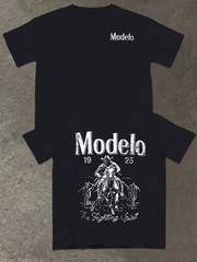 Modelo Graphic Print Men’s 100% Cotton T-Shirt, Casual Sports Style Top T-Shirt