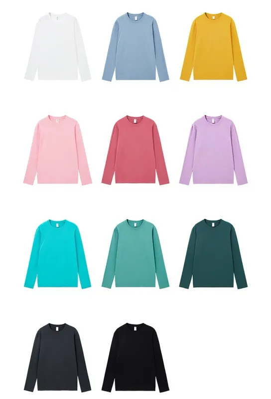2026 Brand New Combed Compactall Cotton Heavy Round Neck Solid Color gallery