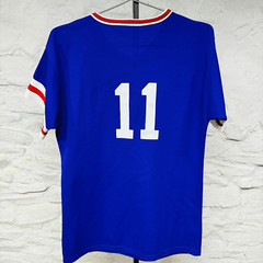Shockers Baseball Jersey Blue White Softball Rockabilly Retro Vintage 70s 80s