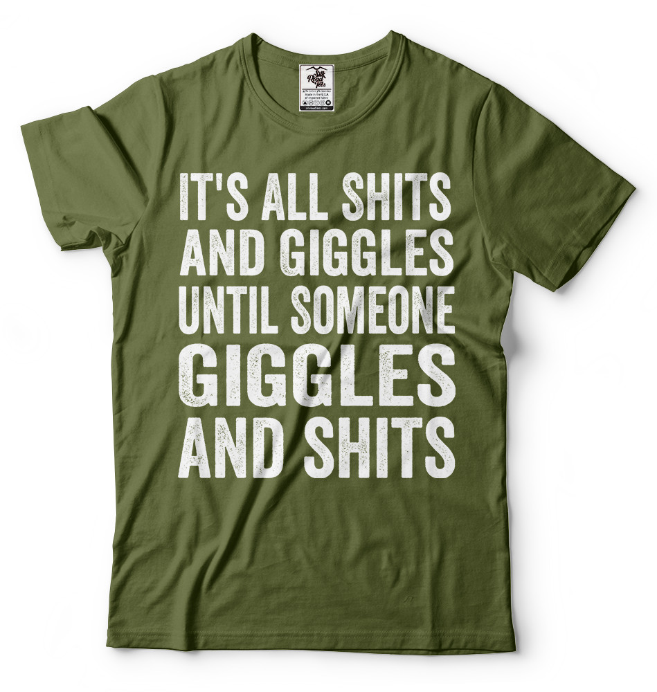Funny Tee shirt Mens Unisex style giggles Birthday Gift Tee shirt gallery