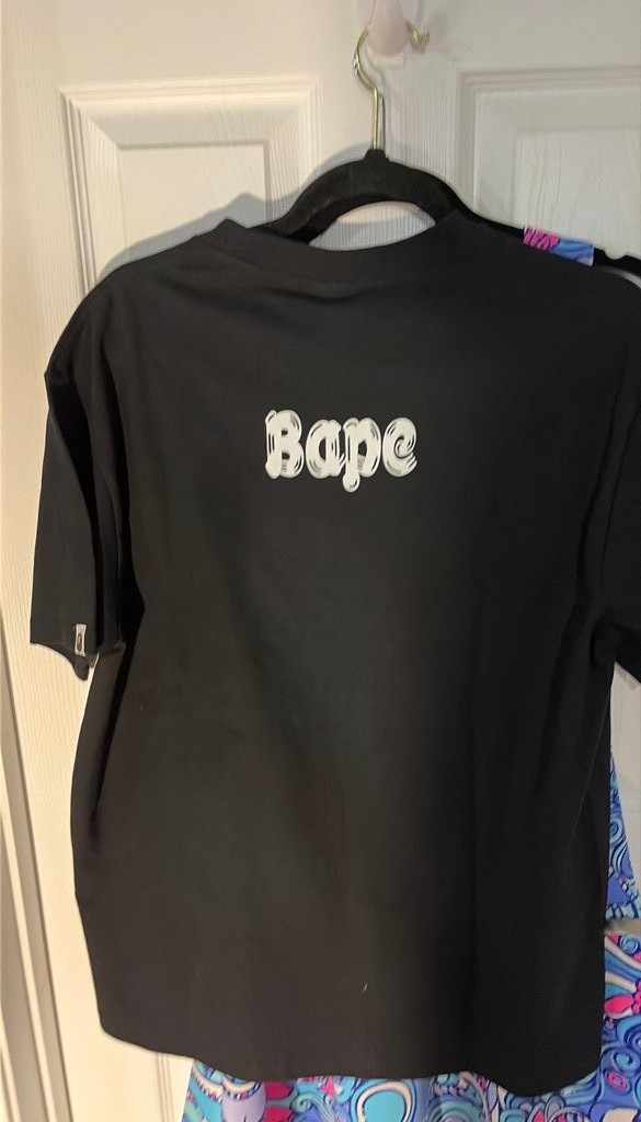 A Bathing Ape Black Graphic T-Shirt gallery