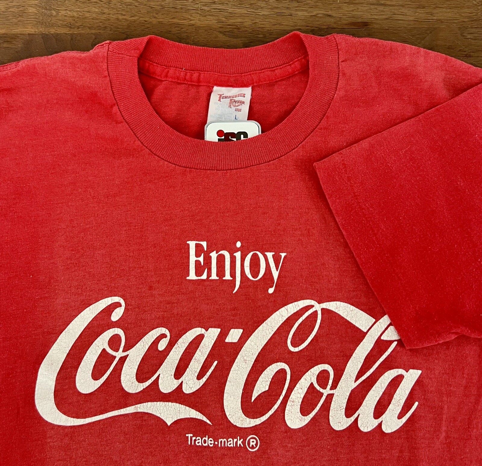 1980s Vintage Enjoy Coca-Cola Shirt M - Coke Is It Single Stitch Trade-mark🥤 gallery