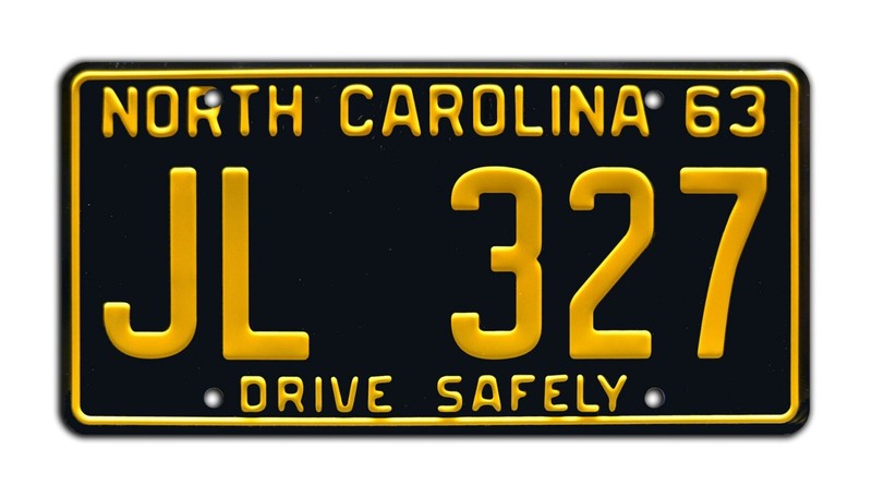 The Andy Griffith Show | Mayberry Police Car | Metal Stamped Prop License Plate