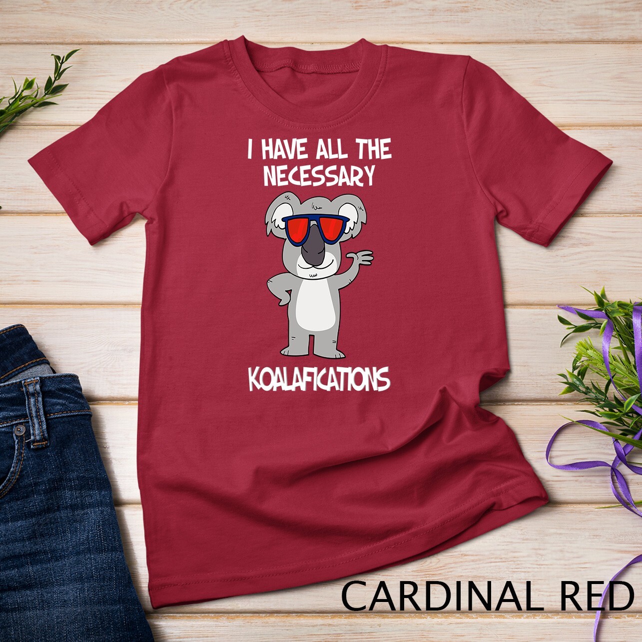 Funny Koala Bear Gift Animal Koalafications Pun Men Women Unisex T-shirt gallery
