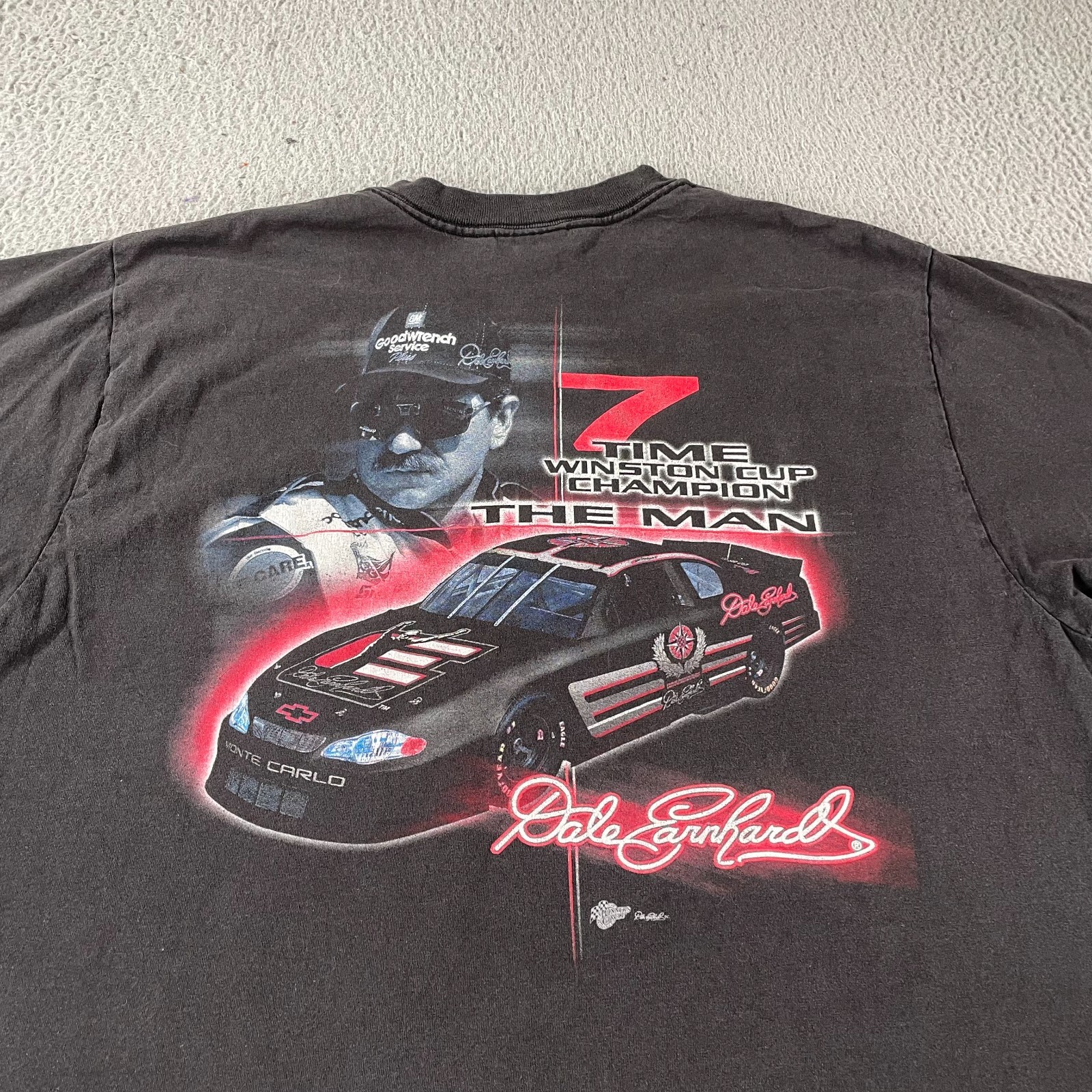 Vintage Dale Earnhardt 7 Time Winston Cup Champion T-Shirt XL Winner’s Circle * gallery