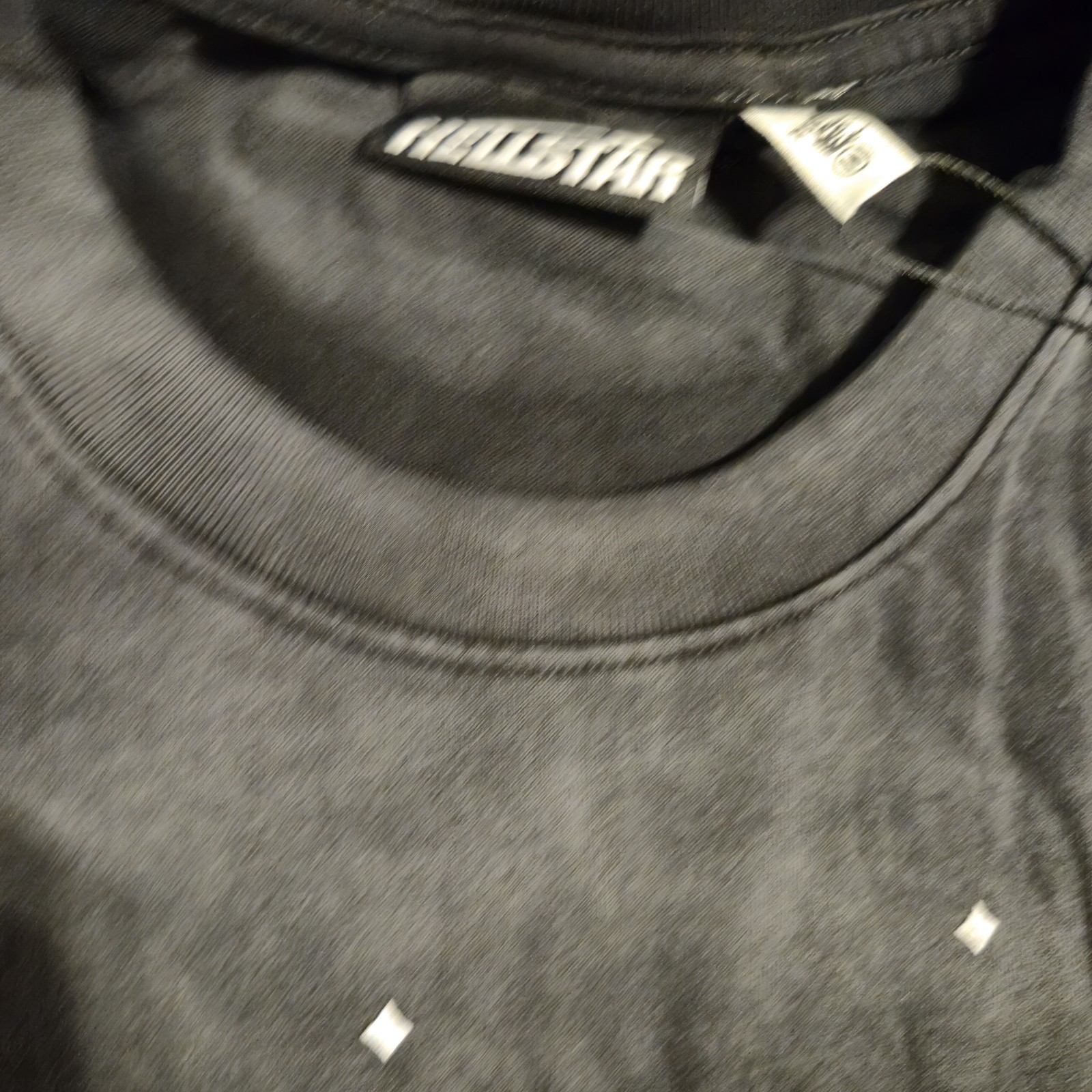 Hellstar Faded Black Sparkle Graphic Tee Mens Large NWT Oversized Y2K Streetwear gallery