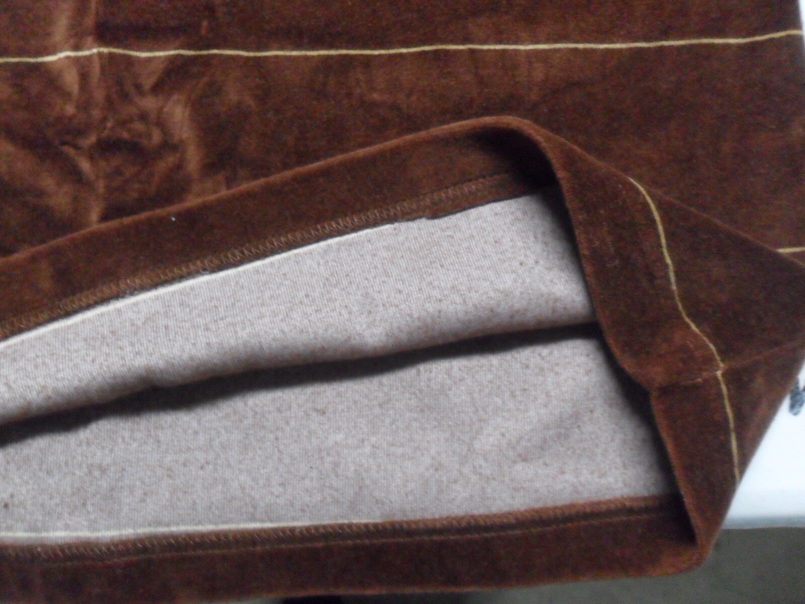 Medium OP Ocean Pacific Velvety Brown Polo 80 Cotton 20 Poly Vintage Surf Shirt gallery