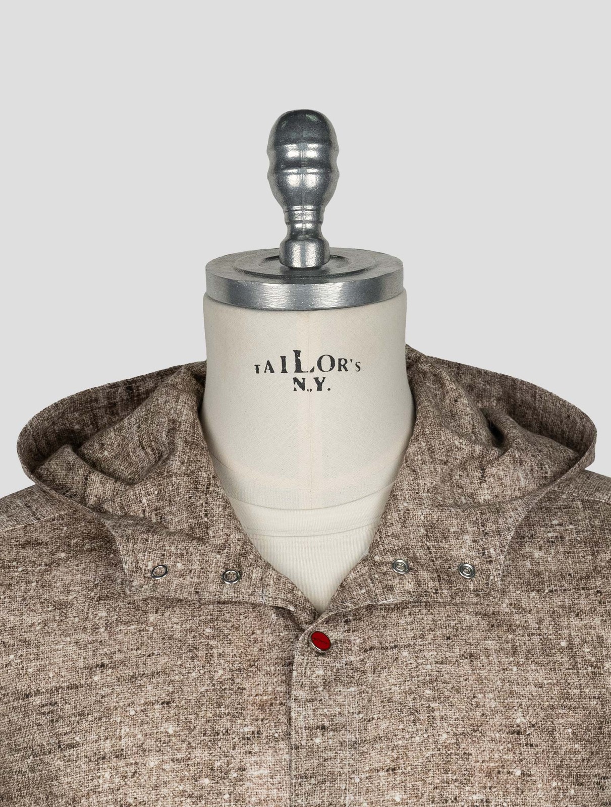 NEW KITON BROWN COTTON SHIRT MARIANO EU 56 - US 46 - 2XL KME50 gallery