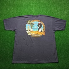Reel Legends St Augustine Florida Tshirt Mens 2XL Navy Graphic Print Fish NWOT