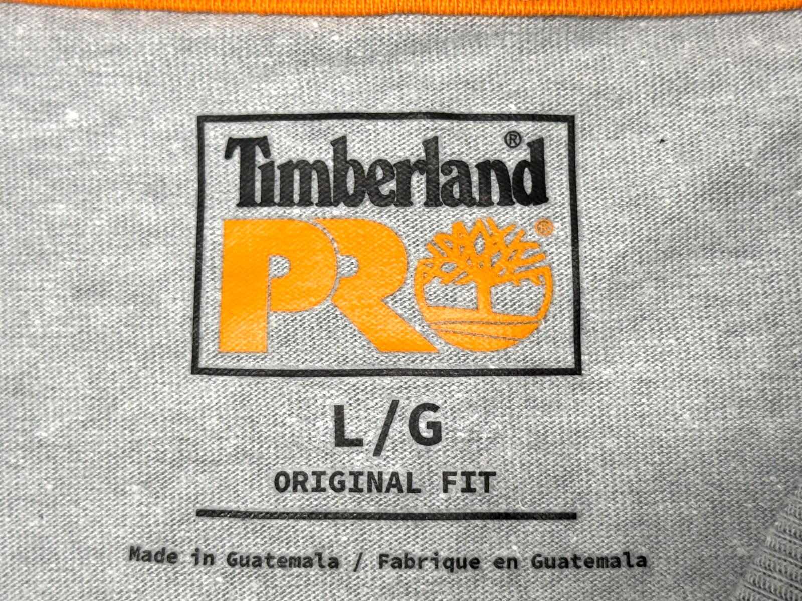 TIMBERLAND PRO MEN L GREY SS TEE SHIRT INNOVATION BLUEPRINT TB0A6EXB PREO USPSGA gallery