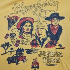 Tigerbelly Joshua Tree California Graphic T Shirt Mens 3X Yellow Desert Scene