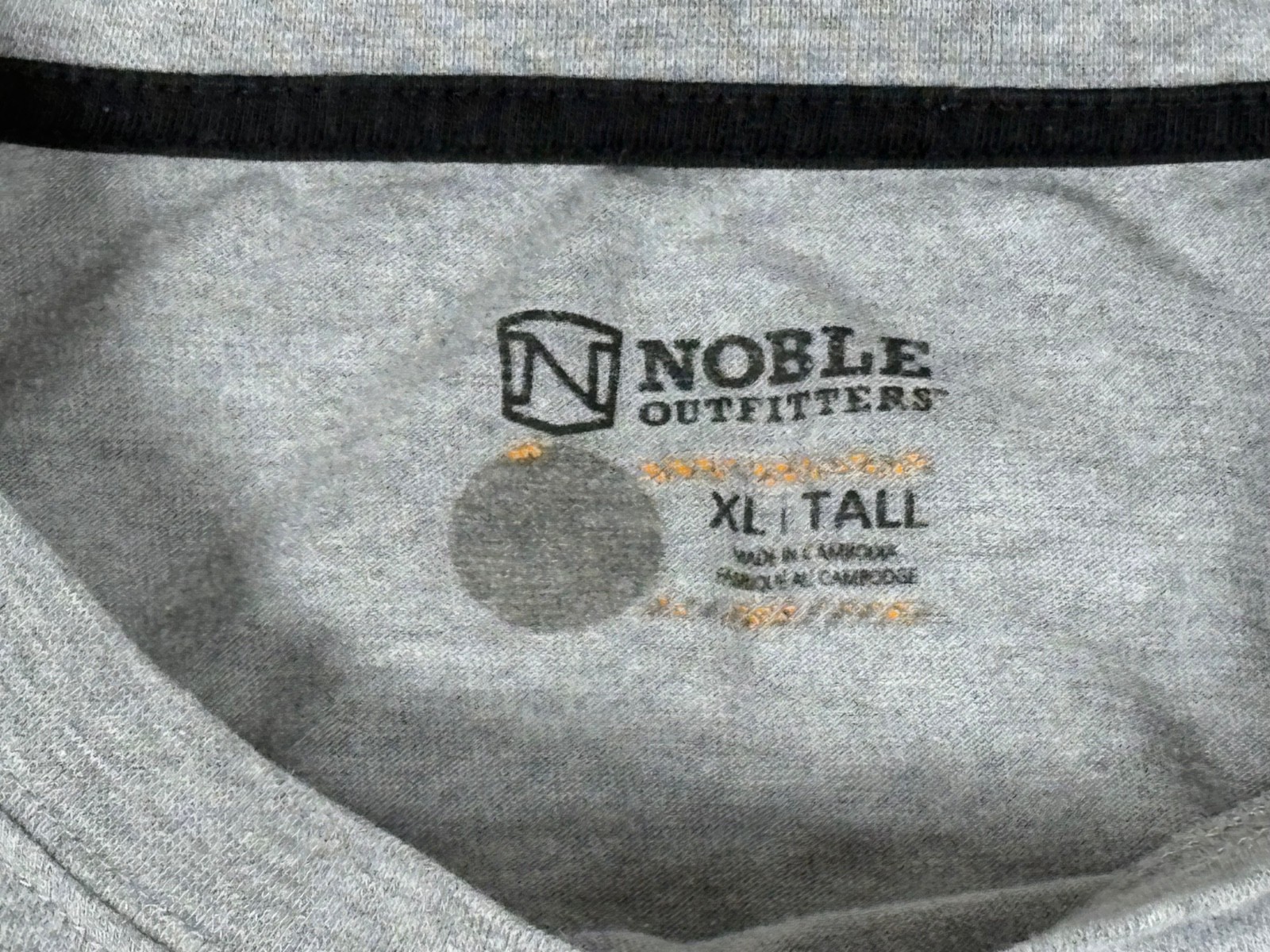 Noble Outfitters Tshirt Mens XLT Gray Work Pocket Heavy Duty Durable Tall gallery