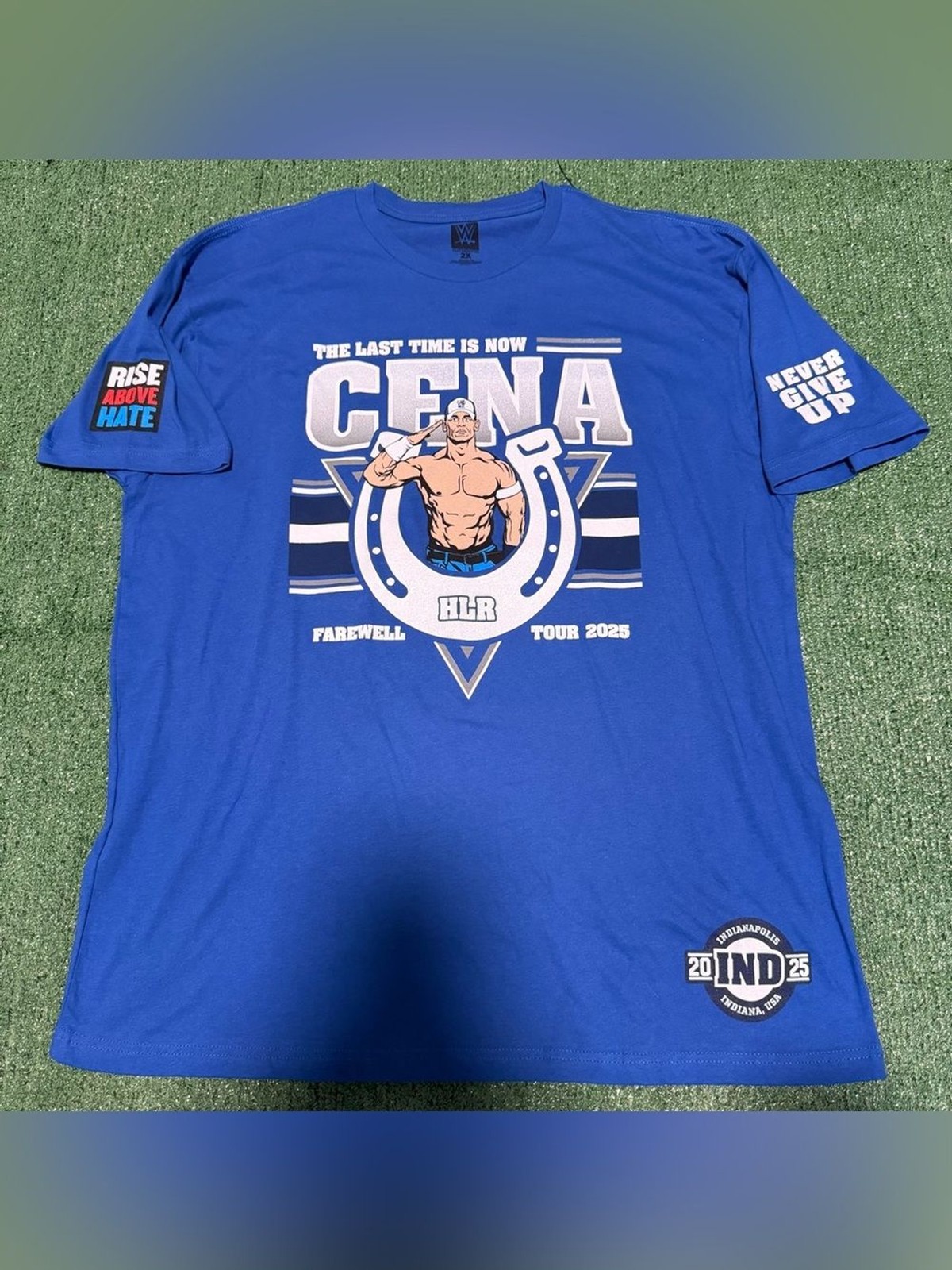 John Cena Retirement Tour Royal Rumble Tee Shirt XXL 2XL