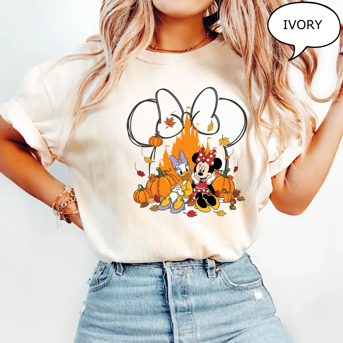 Comfort Colors® Disney Daisy and Minnie Halloween T-Shirt, Besties Halloween Shi gallery