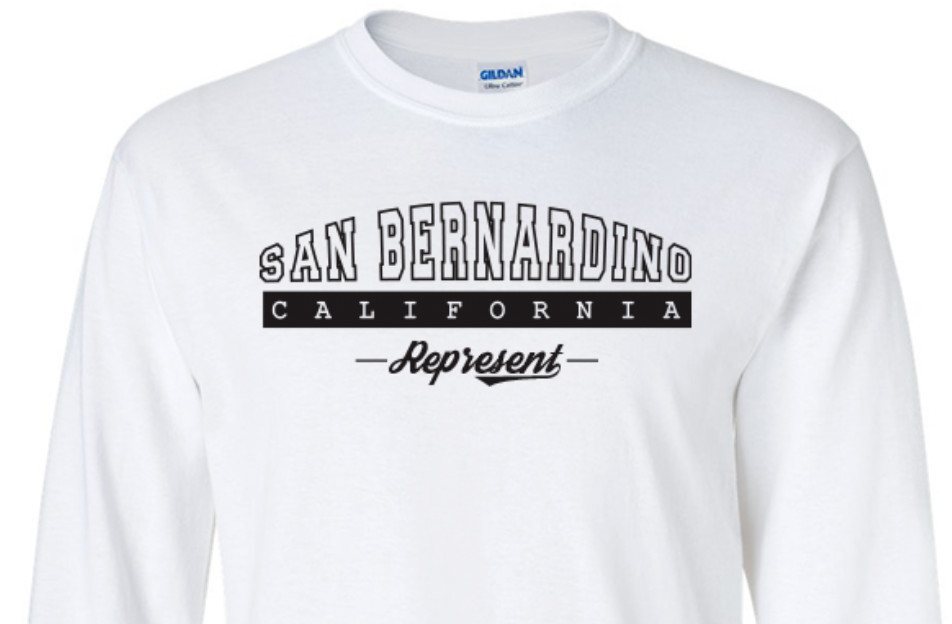 San Bernardino California State T-Shirt Long Sleeve Graphic Tees Unisex apparel gallery