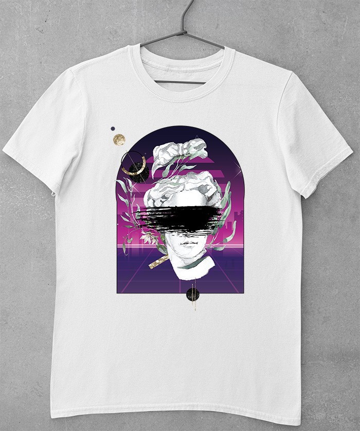 Graffiti Lux Ancient AC Graphic T-Shirt – High-Quality Cotton Tee-White M