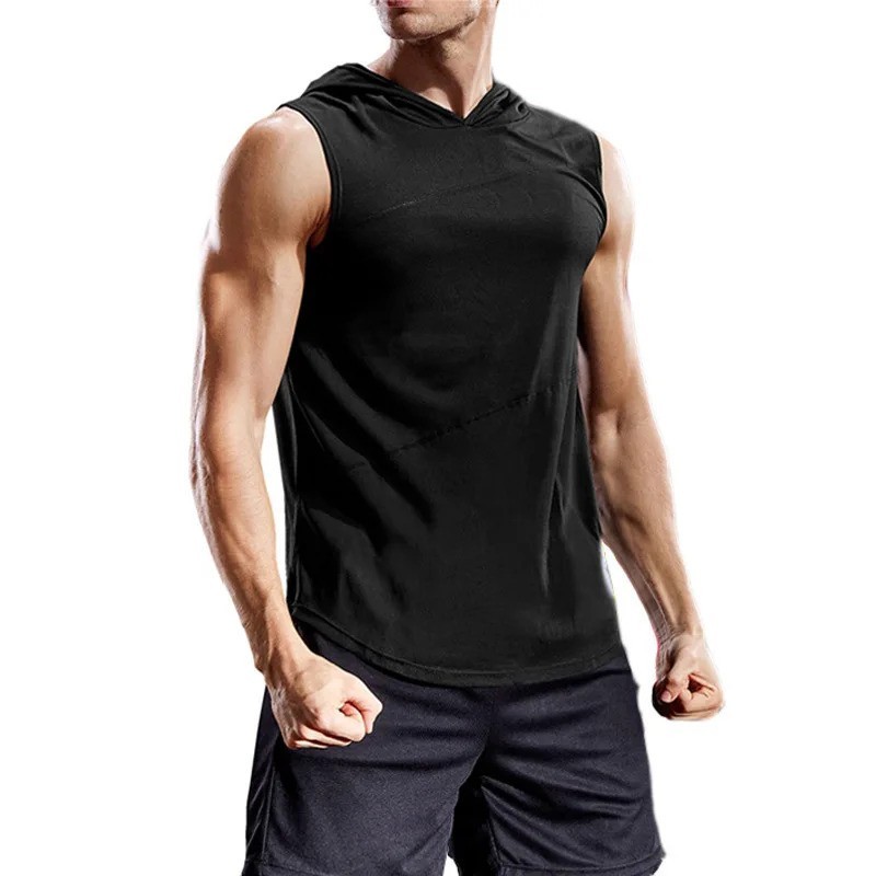 2026 Solid Color Men's Tank Top Hip Hop Sleeveless Vest Gym Casual Shirt gallery
