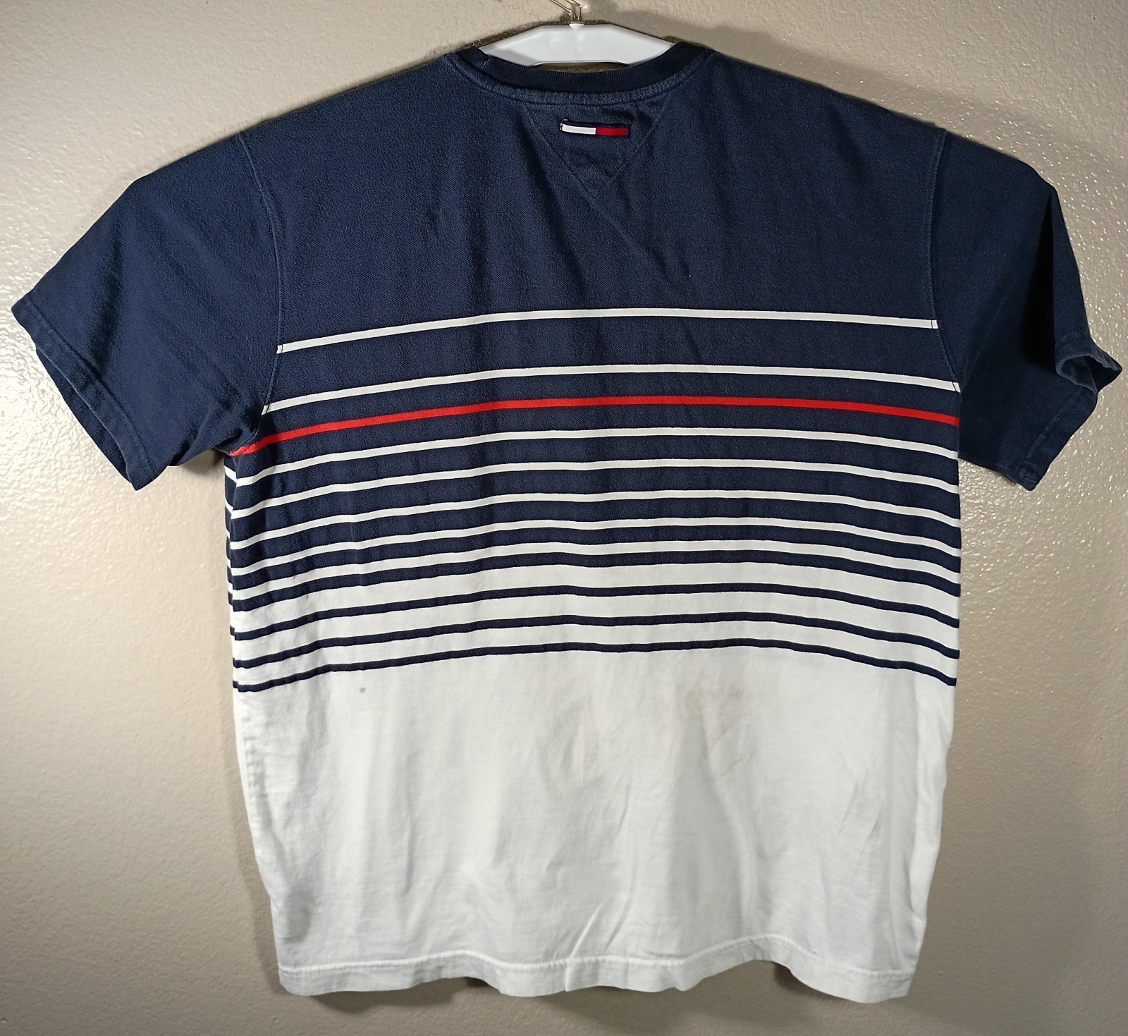 Vintage Tommy Hilfiger Shirt Mens Multicolor Striped Crest Logo 90s Xtra Large gallery