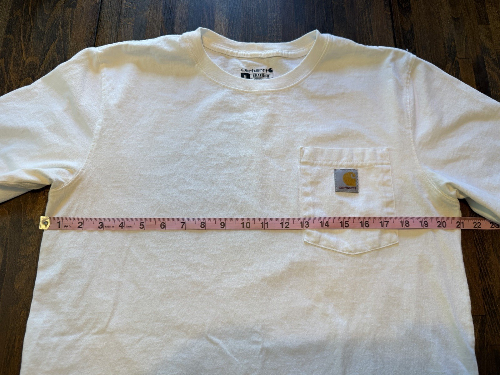 Carhartt Pocket T-Shirt Relaxed Fit Mens Size M 103296-100 Short Sleeve White gallery