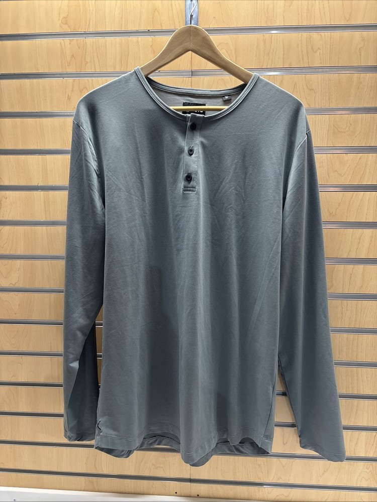 CUTS Clothing Men’s Pyca Pro Long Sleeve Gray Shirt, Size XL